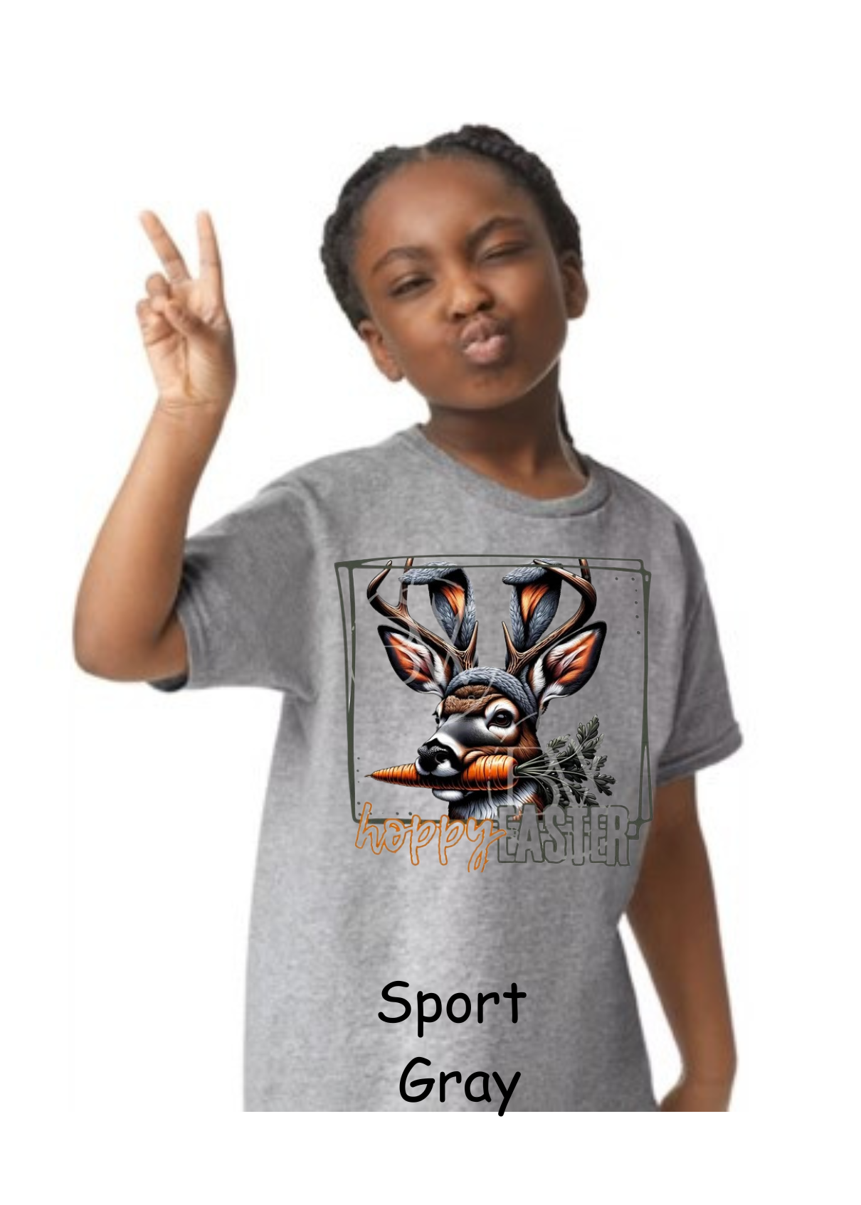 Youth/Toddler Hoppy Easter(Buck) t-shirt