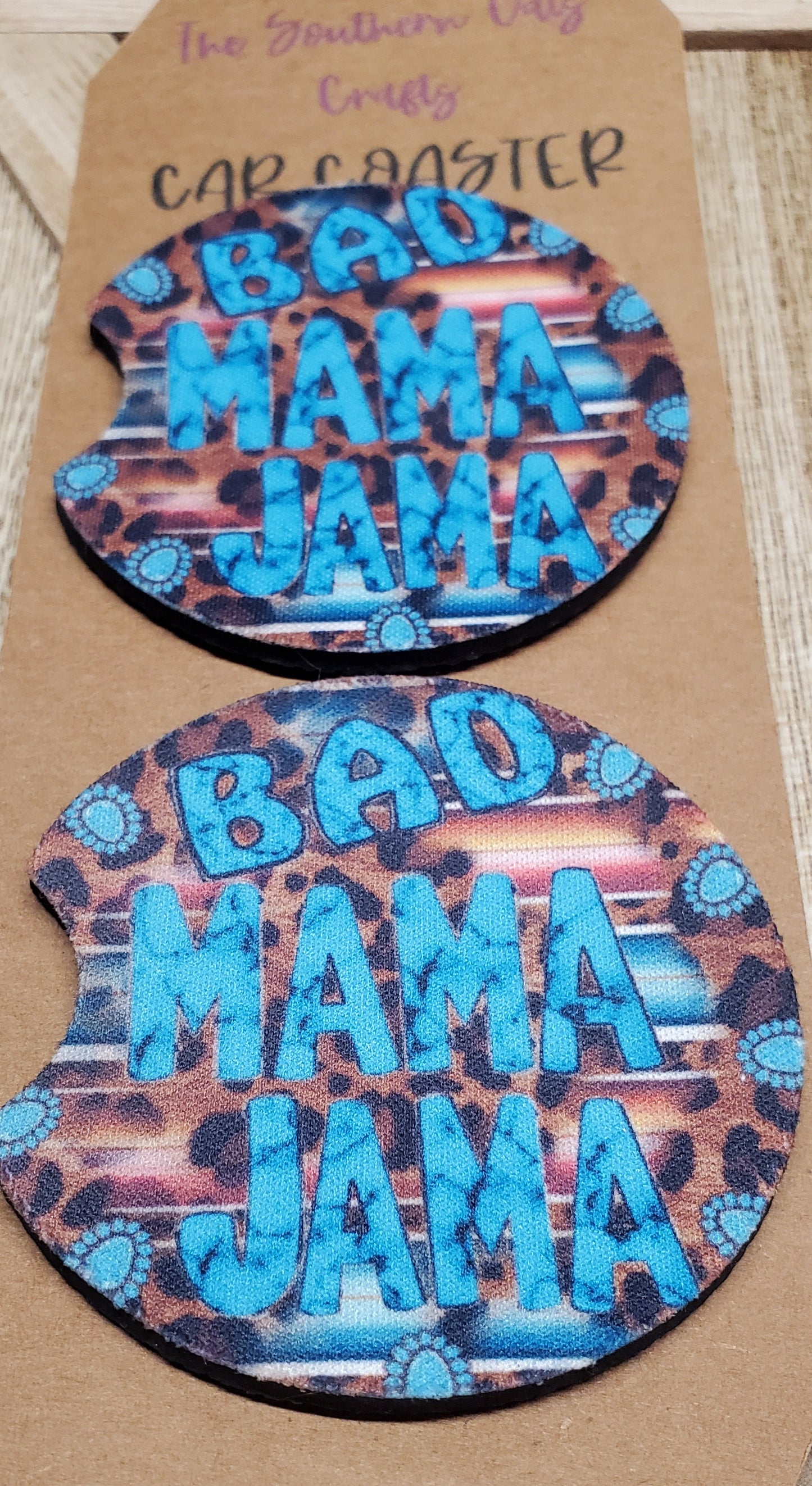 Bad Mama Jama Car Coasters