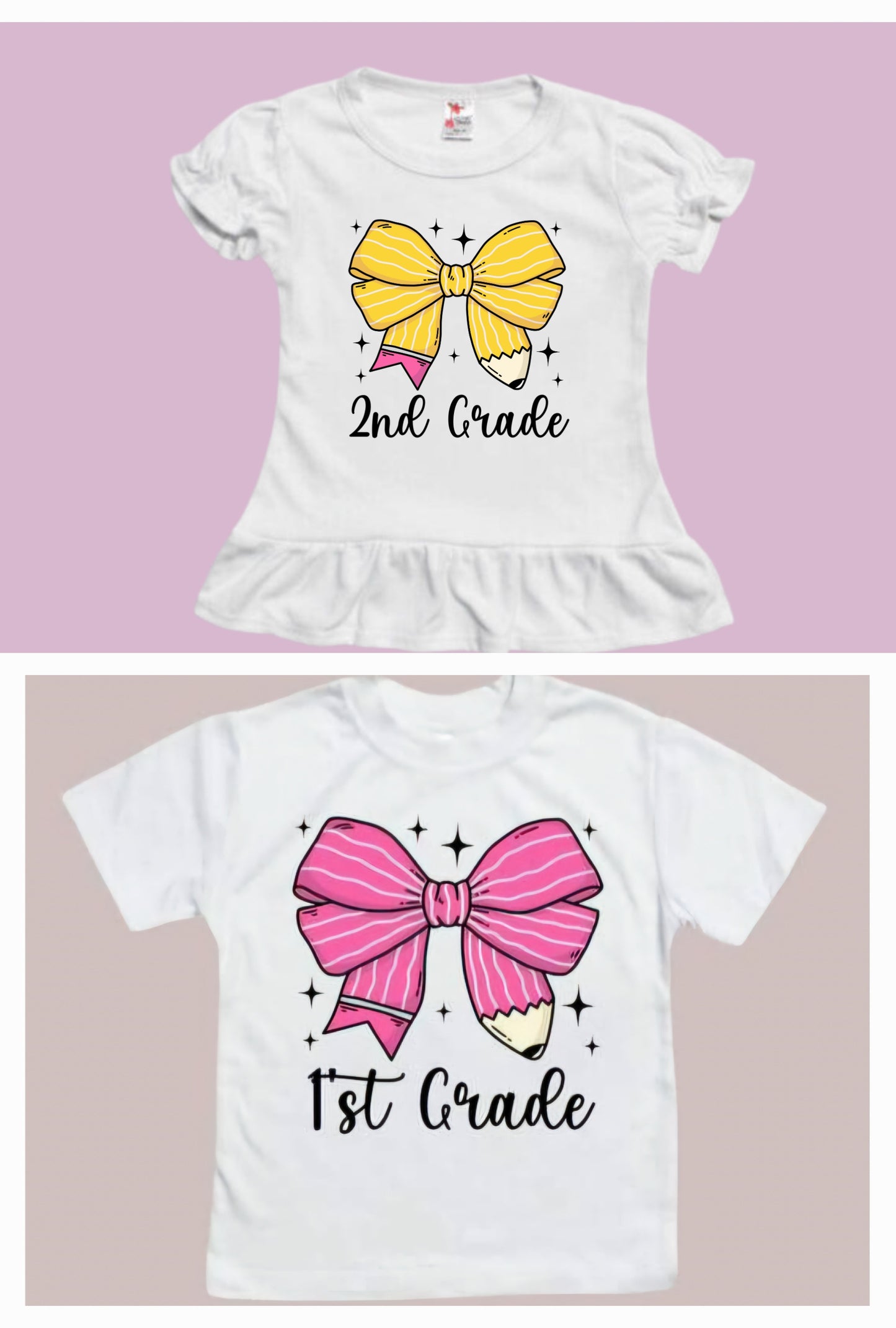 Back 2 School Pencil Bow shirt