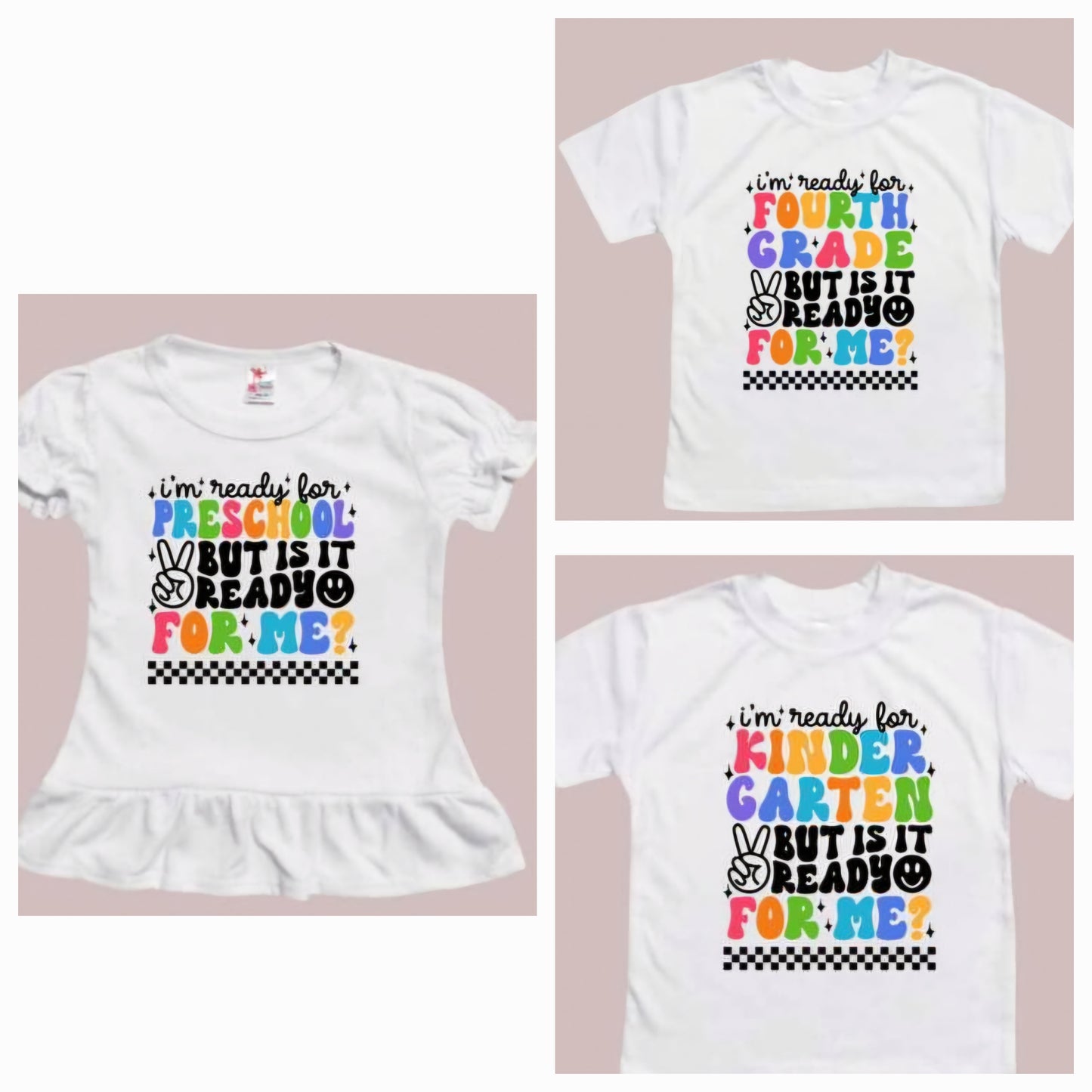 I'm ready but is it ready for me School shirt(3RD GRADE-6TH)