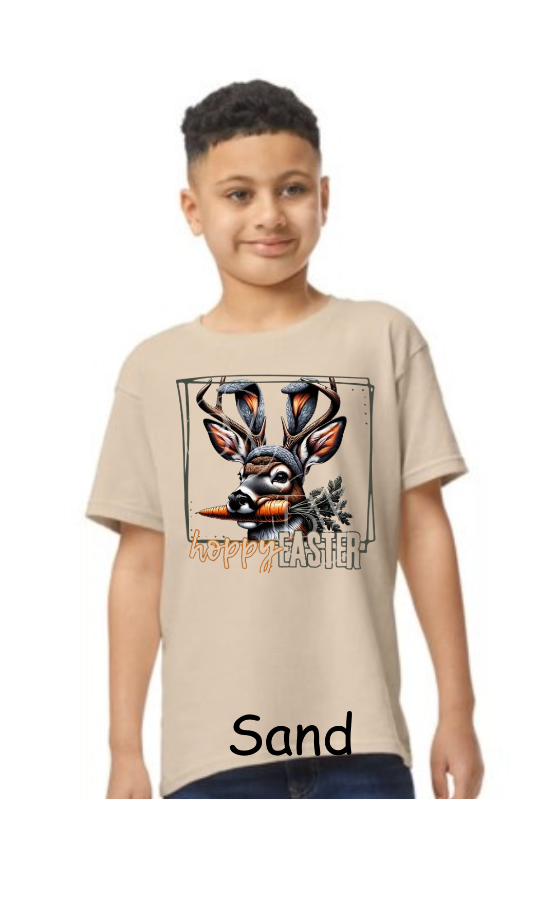 Youth/Toddler Hoppy Easter(Buck) t-shirt