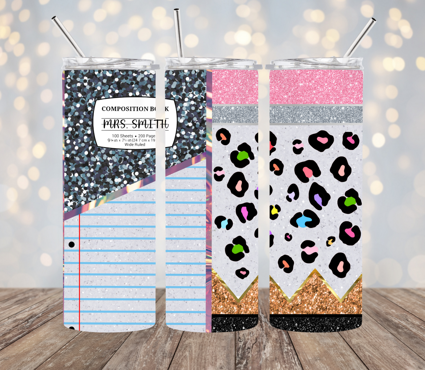 TEACHER COMPOSITION NOTEBOOK 20 oz Tumbler