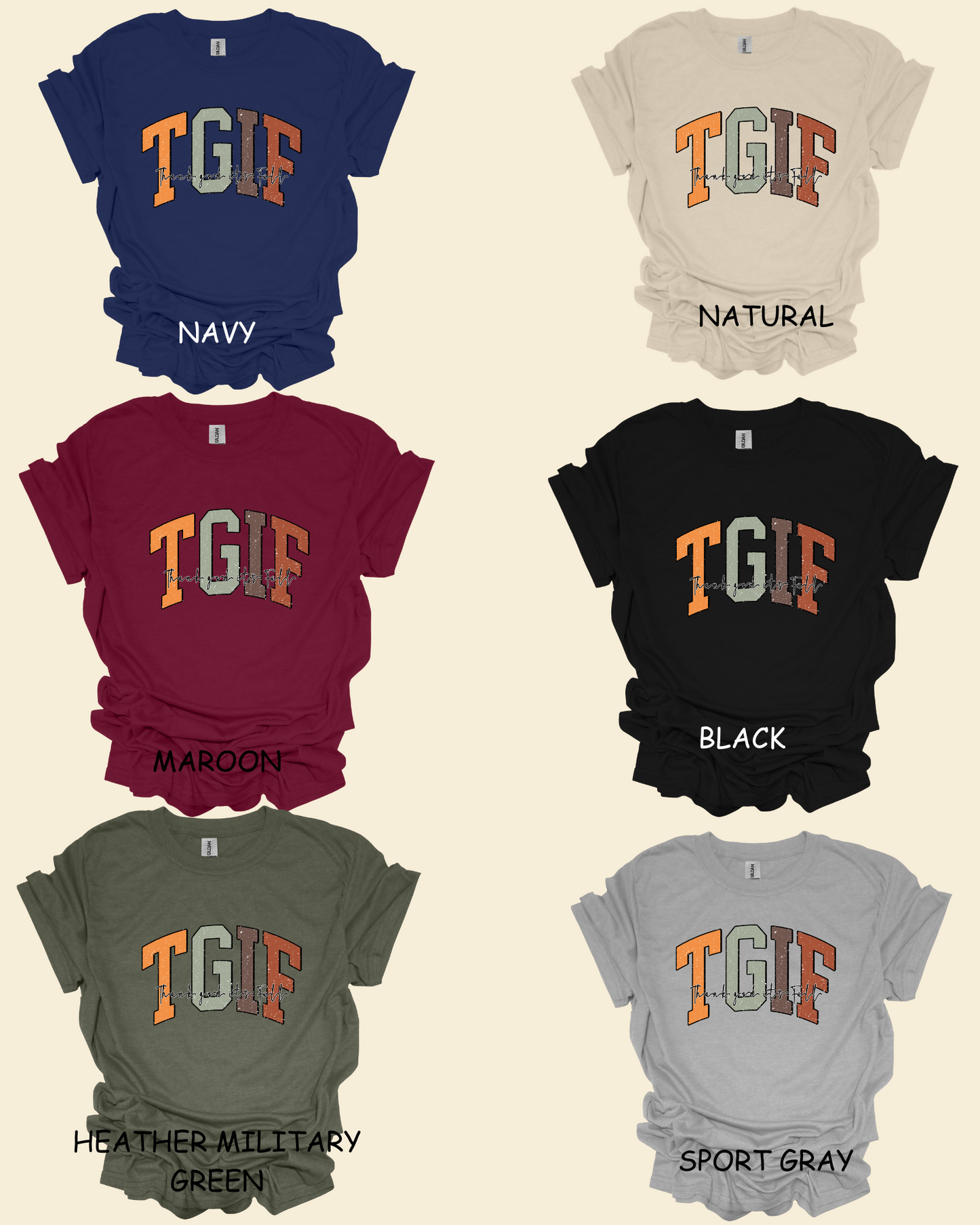 THANK GOD IT'S FALL(TGIF) T-SHIRT