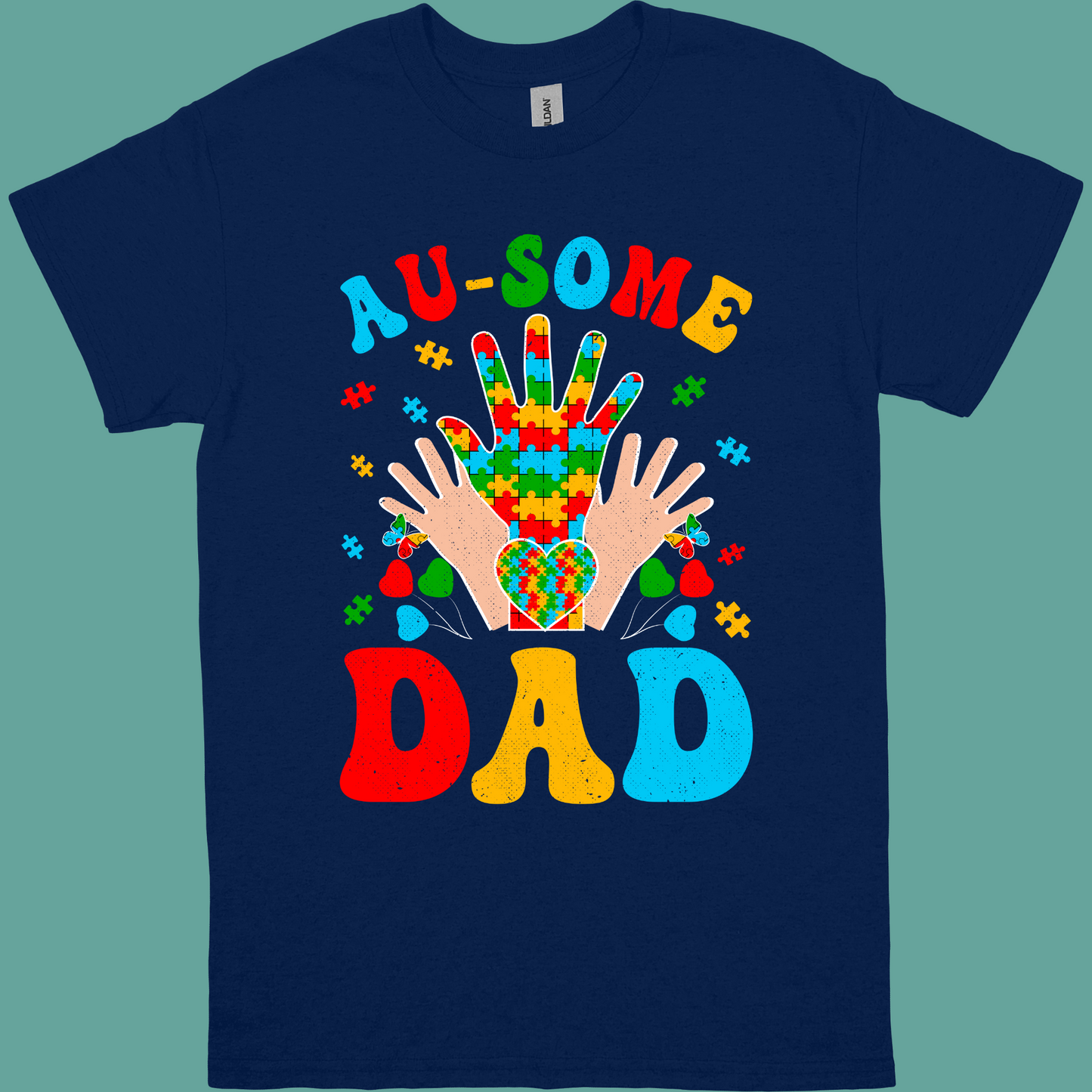 AU-SOME DAD TSHIRT