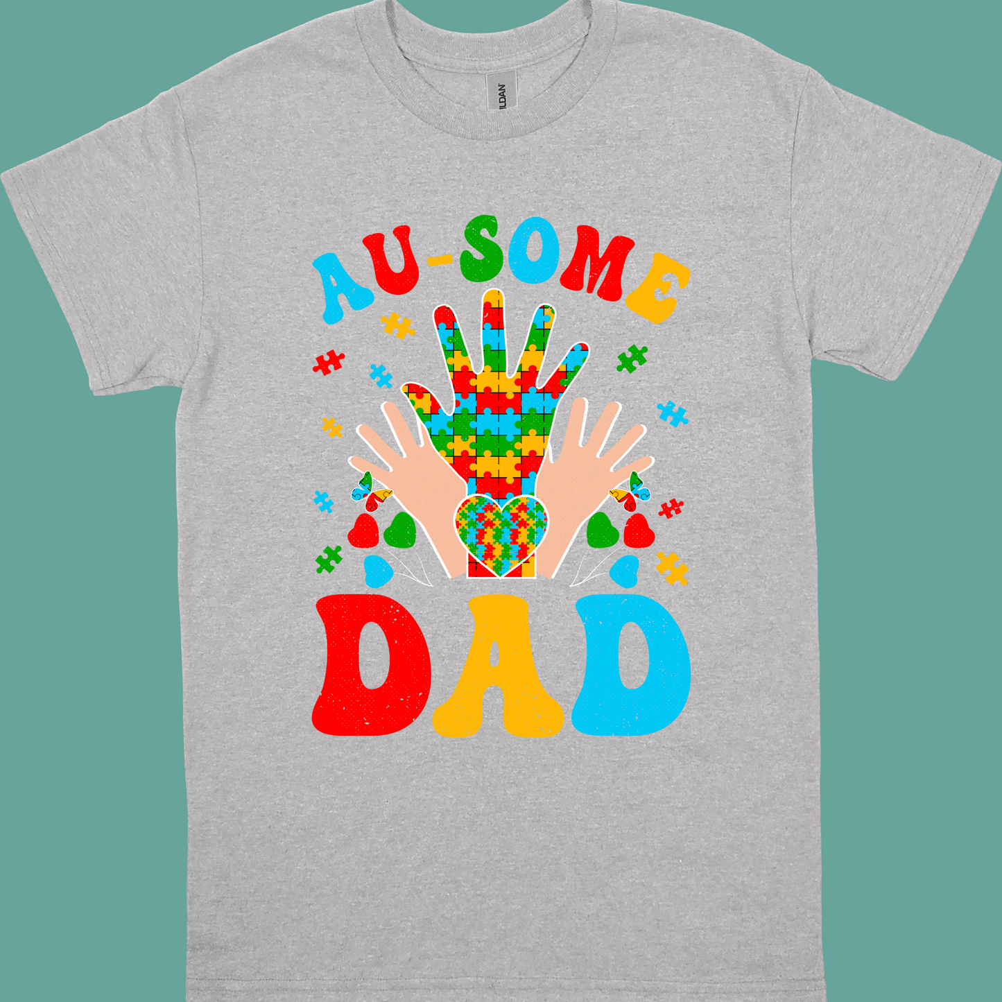 AU-SOME DAD TSHIRT