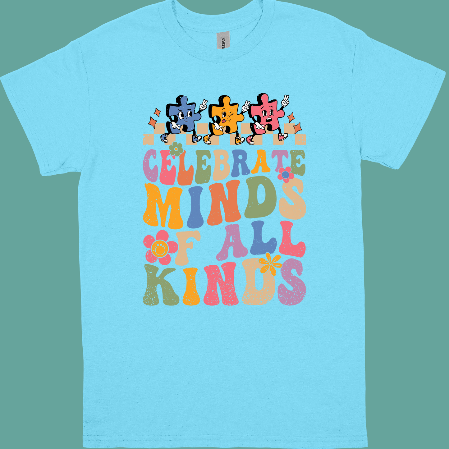CELEBRATE MINDS OF ALL KINDS ADULT/YOUTH TSHIRT