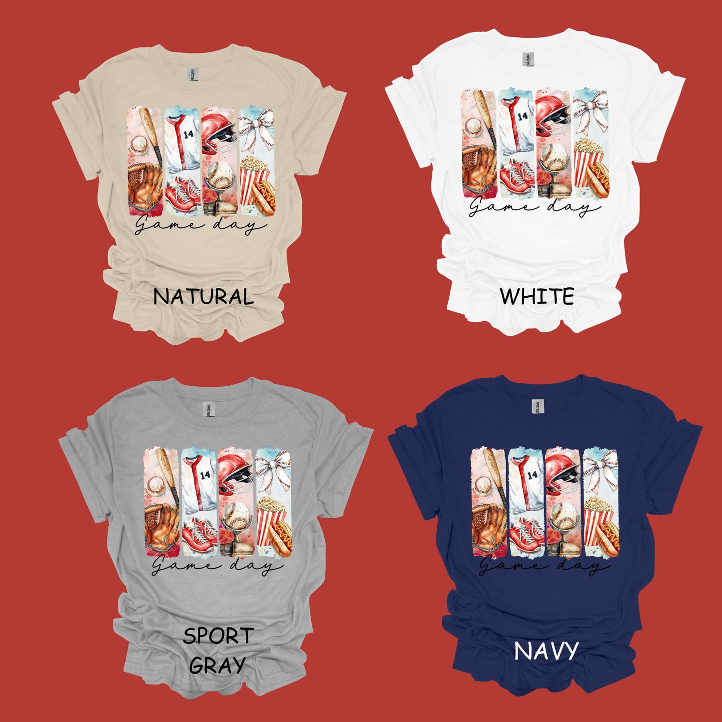 BASEBALL GAME DAY TEE (ADULT)