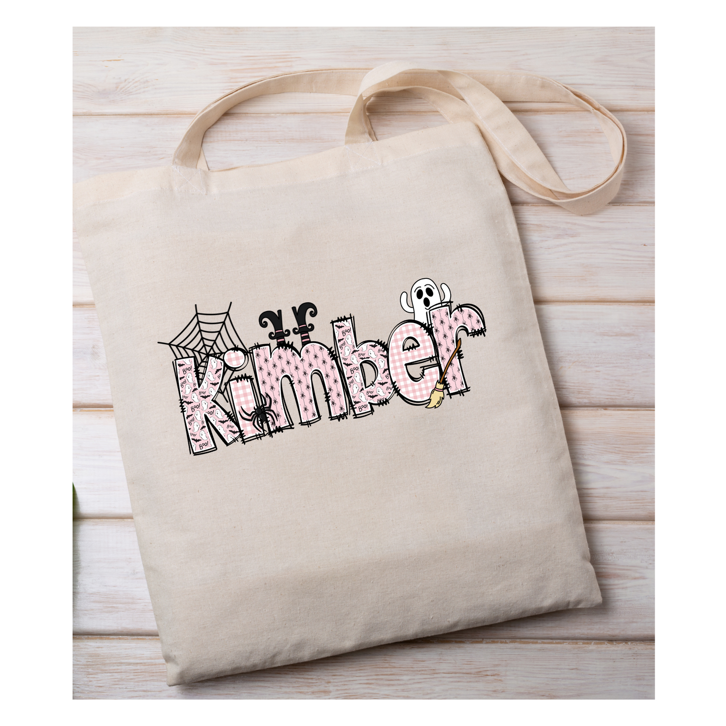 Custom Halloween Name treat bag