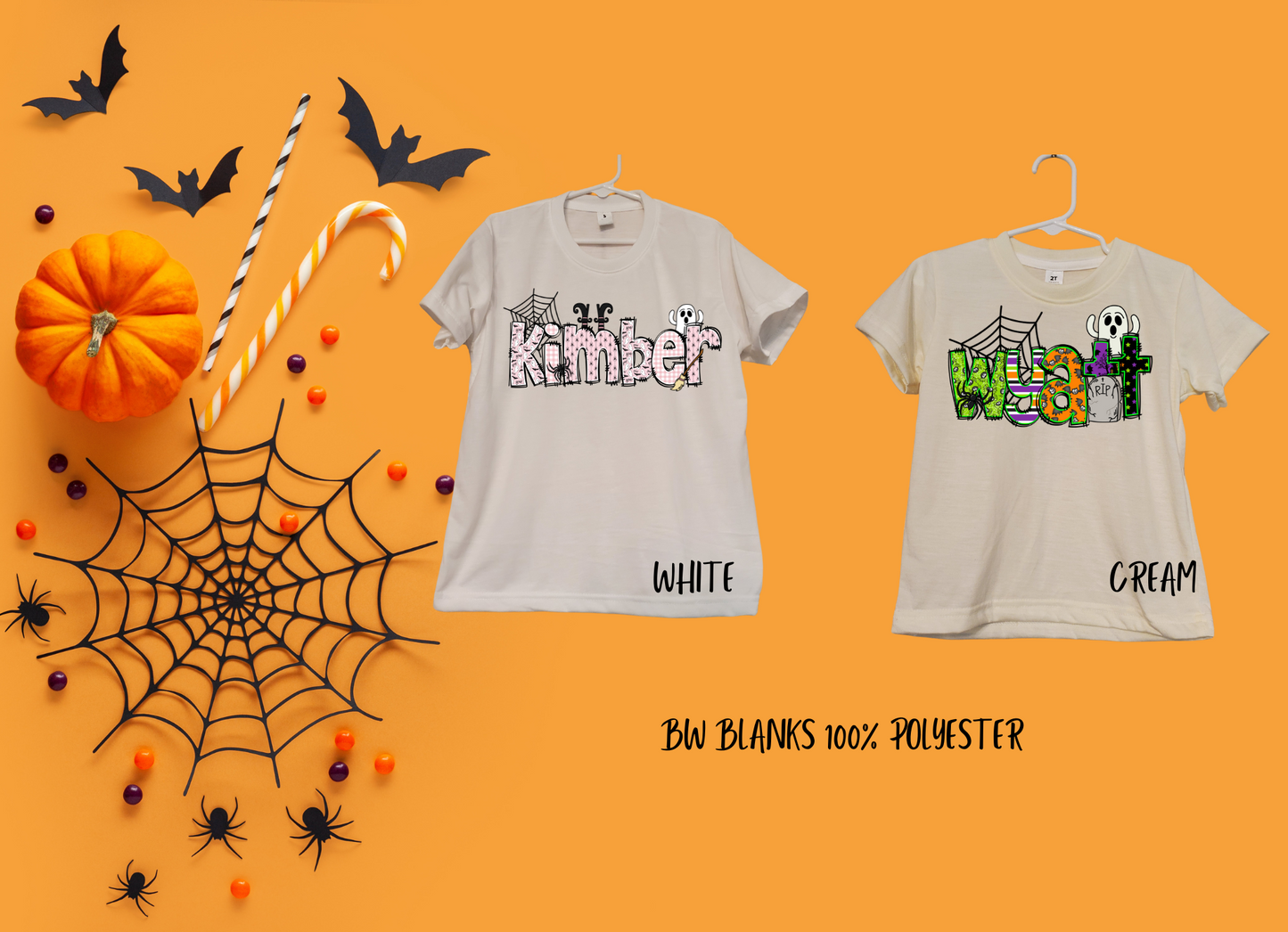 Infant/Toddler custom name Halloween t-shirts