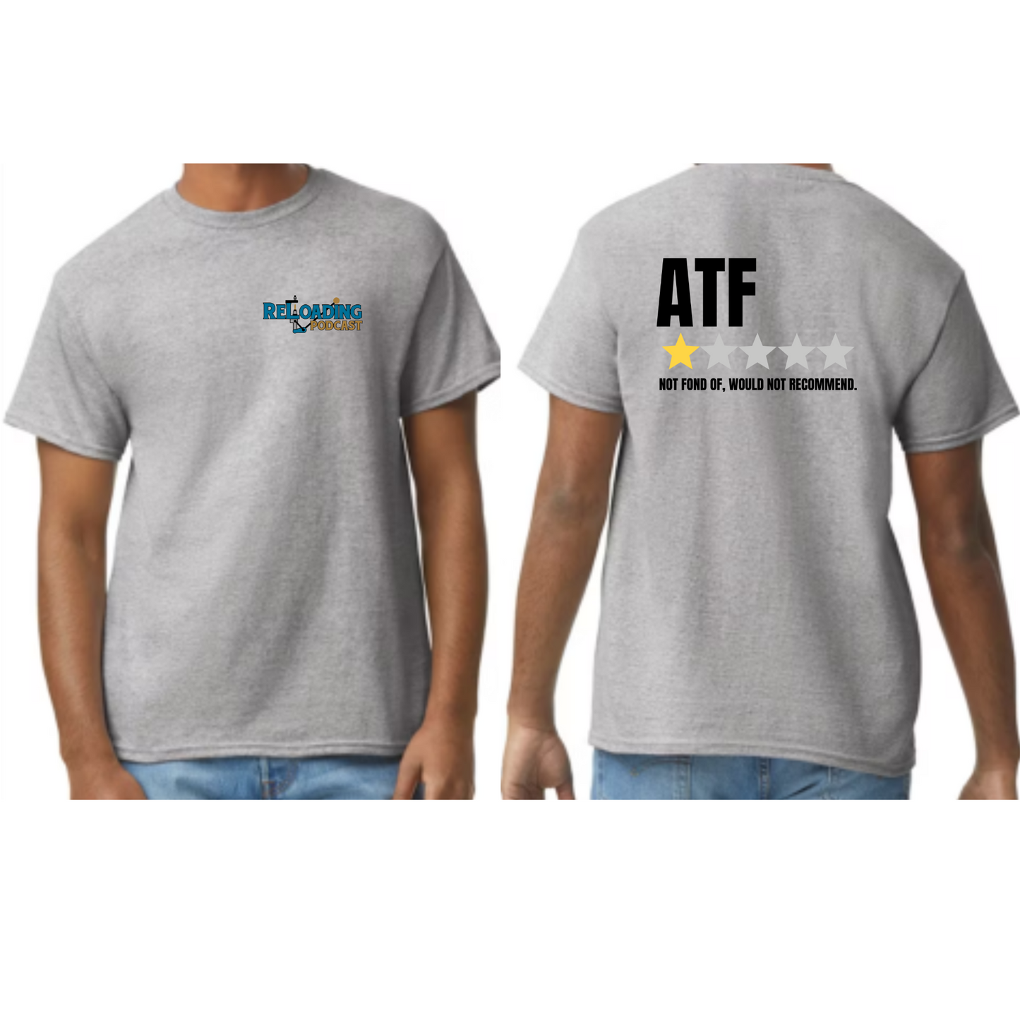 Reloading Podcast ATF Review t-shirt