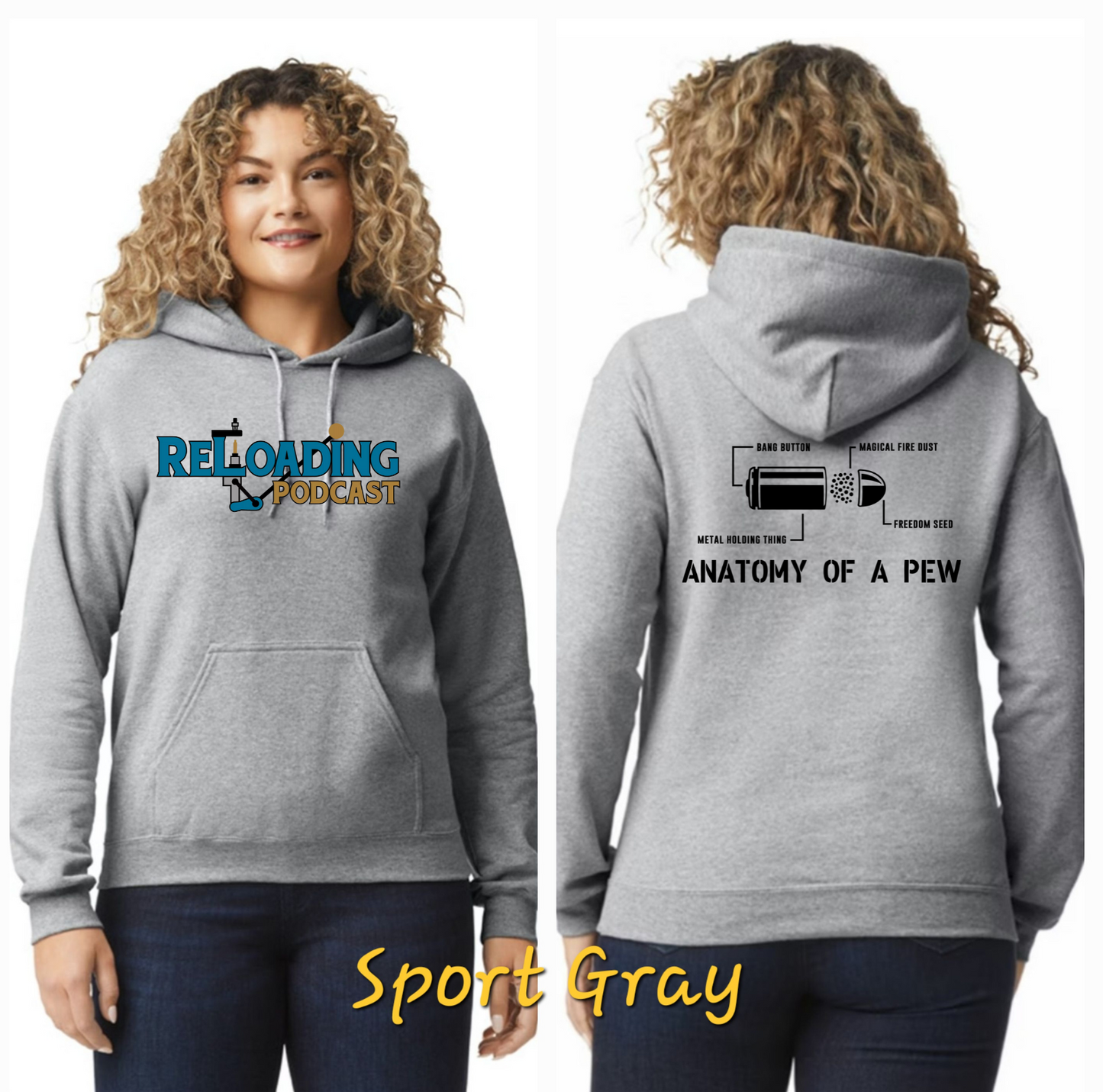 Reloading Podcast Anatomy of a Pew Hoodie