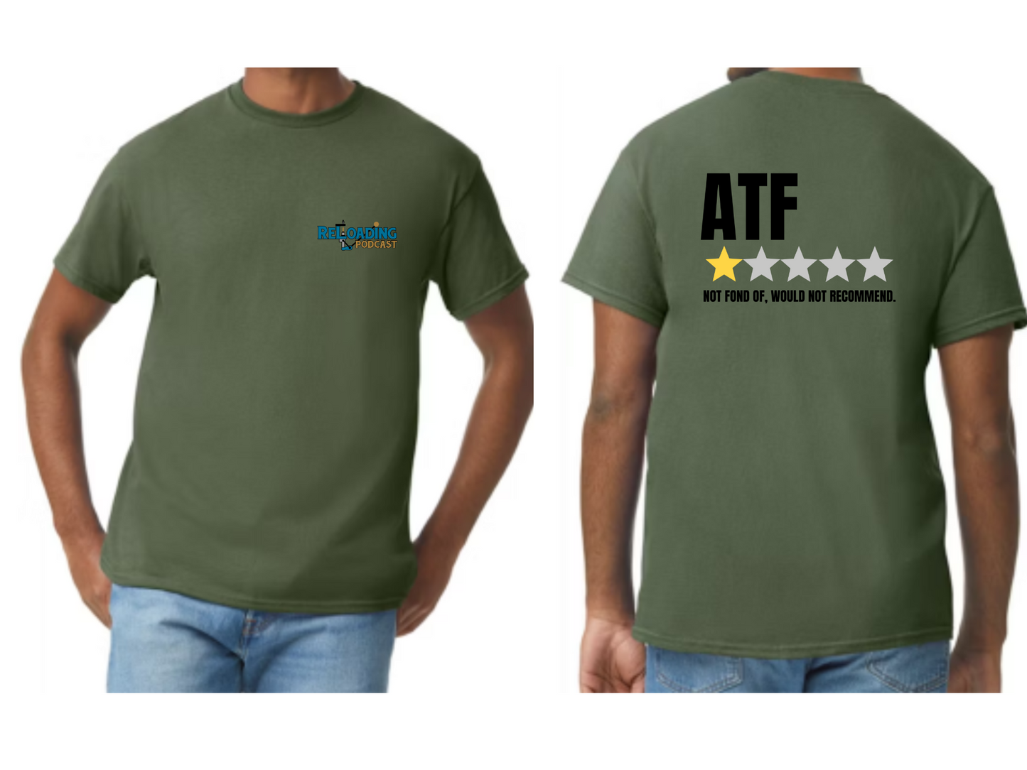 Reloading Podcast ATF Review t-shirt