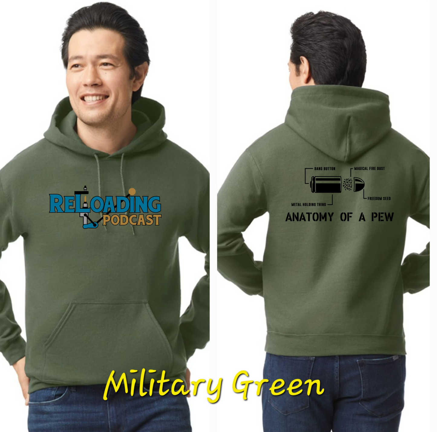 Reloading Podcast Anatomy of a Pew Hoodie