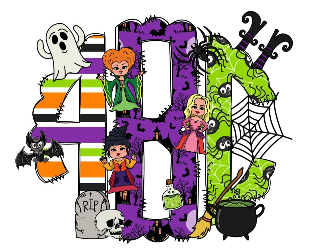 Custom Halloween Name treat bag