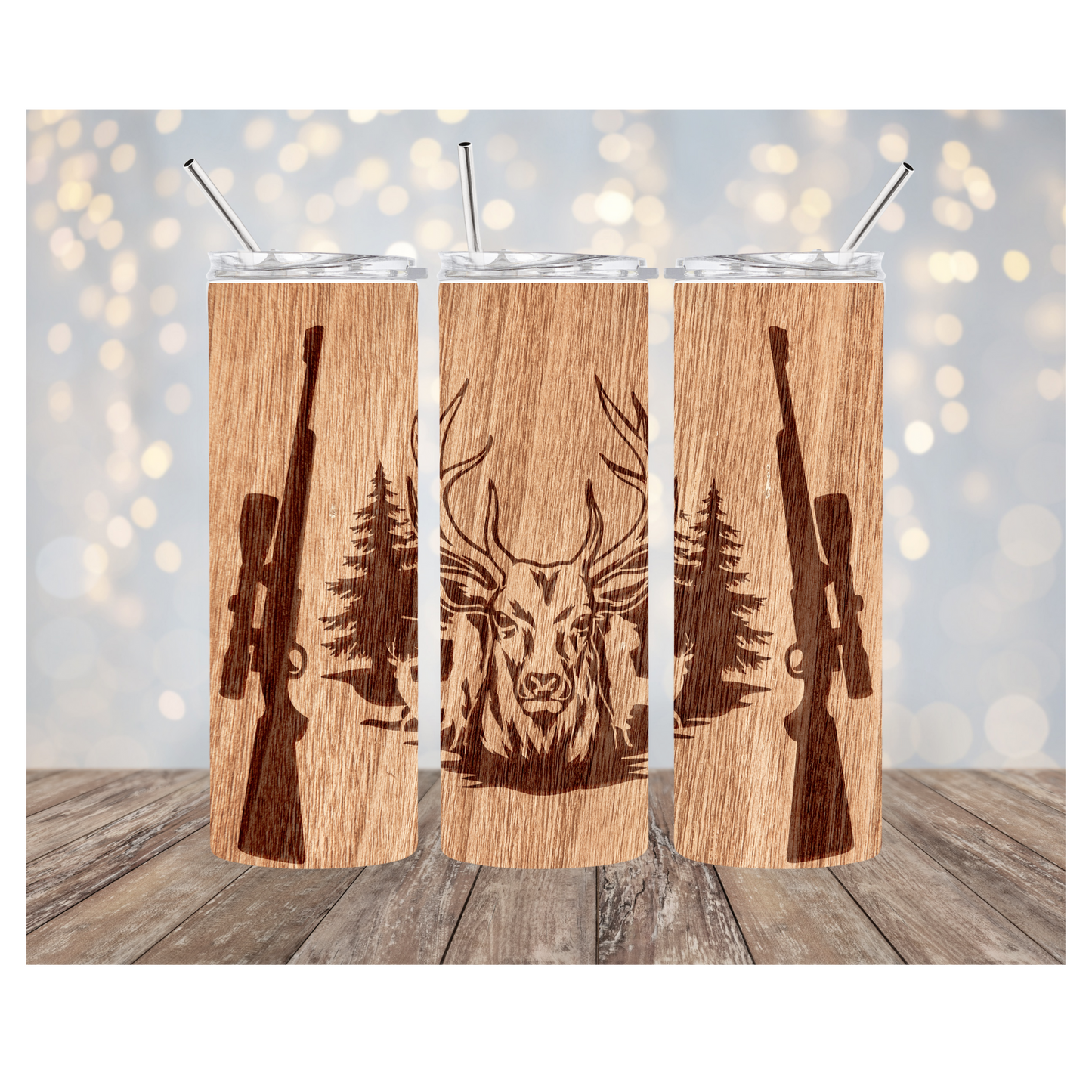 BUCK RIFLE TUMBLER