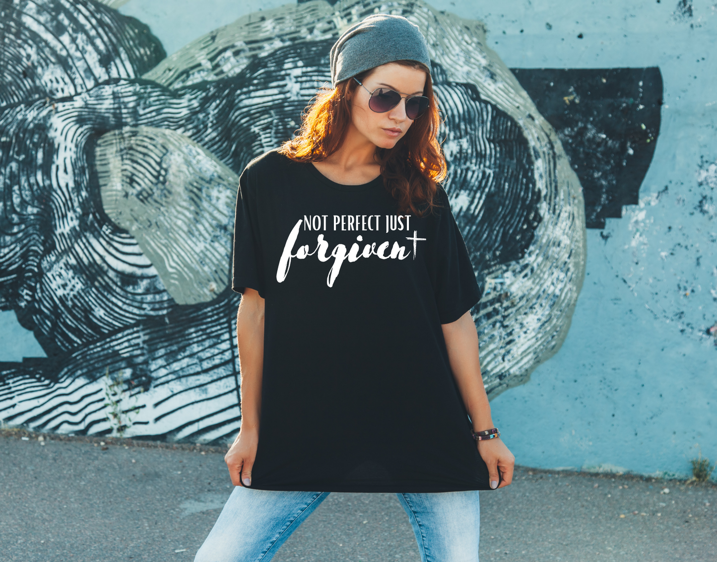 Not perfect just Forgiven t-shirt