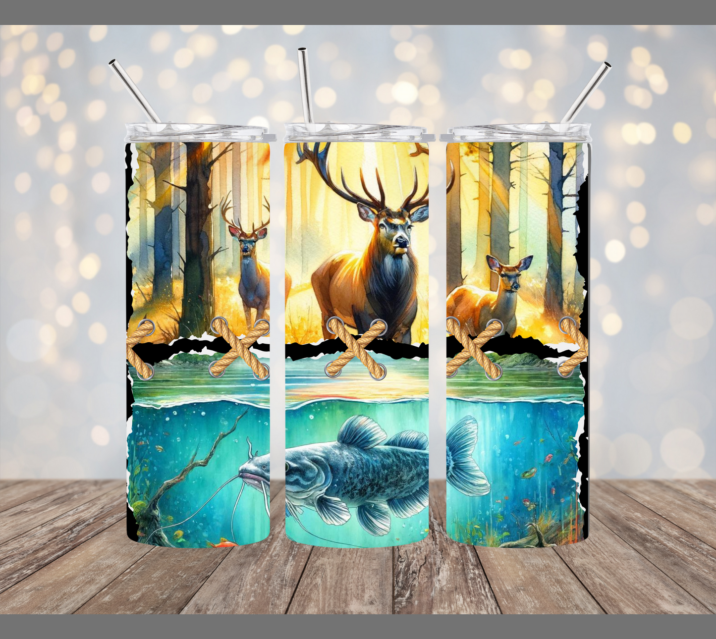 BUCK/CATFISH TUMBLER
