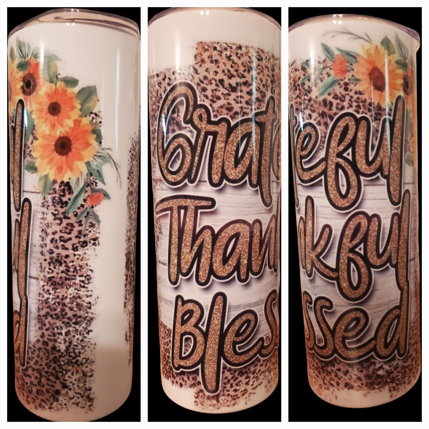 Grateful/Thankful/Blessed 20 oz Tumbler