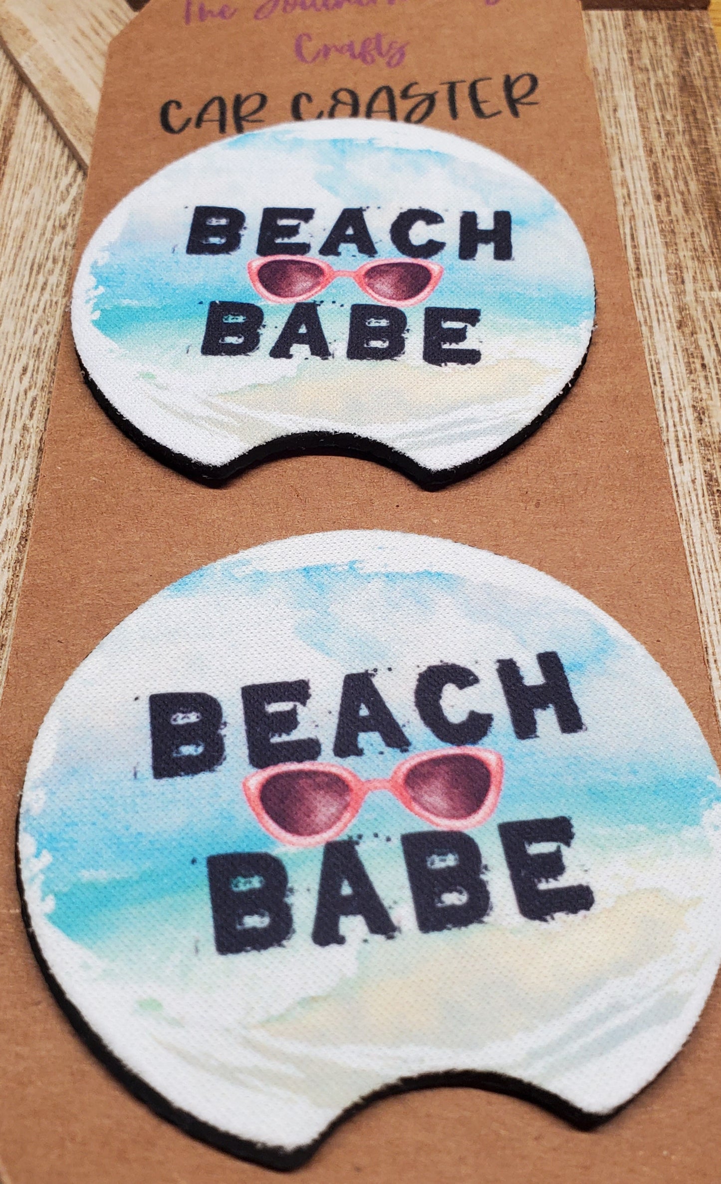 Beach Babe Car Coasters