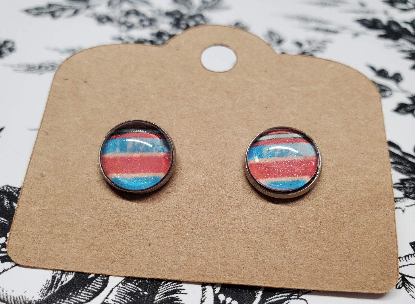 Stripes Stud Earrings