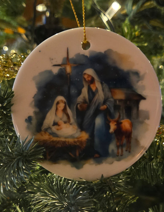 CHRISTMAS NATIVITY ORNAMENT