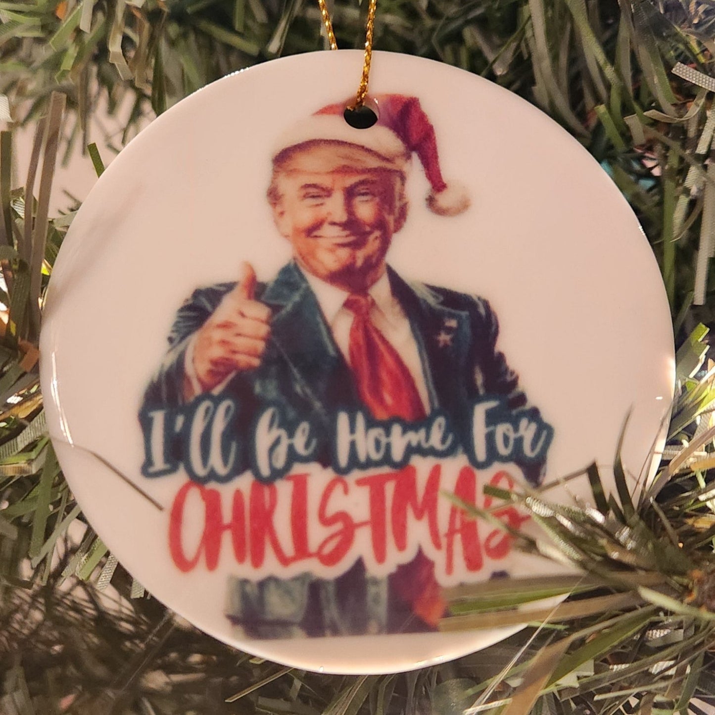 TRUMP CHRISTMAS ORNAMENT