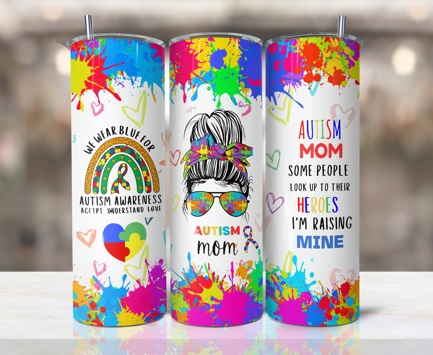 AUTISM MOM TUMBLER