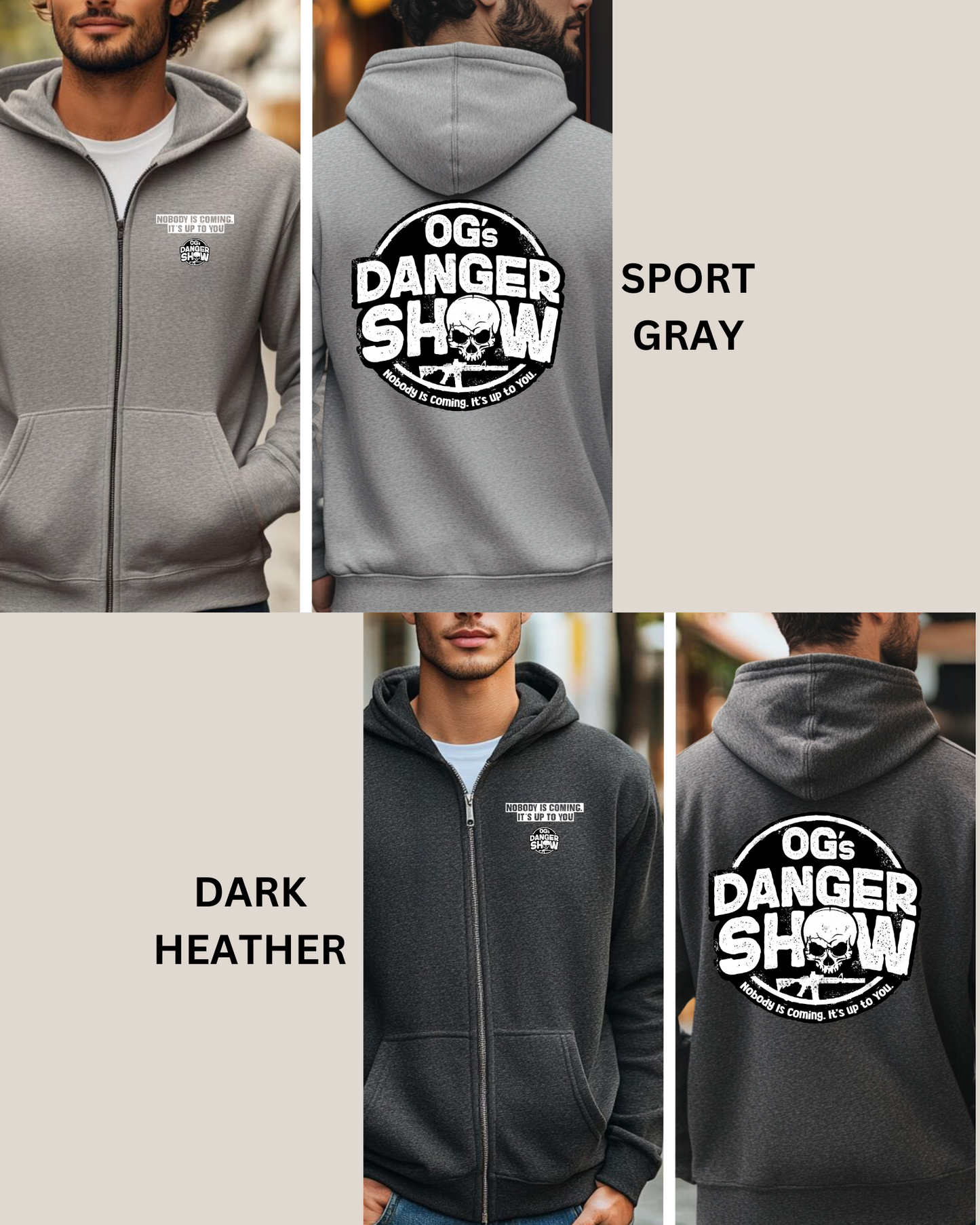 OGs Danger Show FULL ZIP UP HOODIE