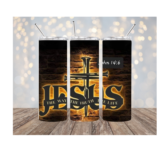 JESUS-THE WAY THE TRUTH THE LIFE TUMBLER