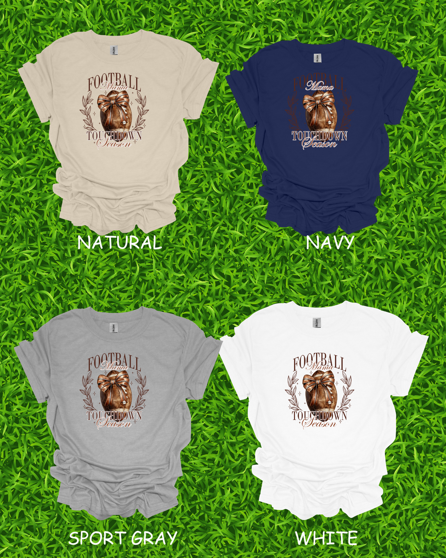 FOOTBALL MAMA TOUCHDOWN SEASON T-SHIRT