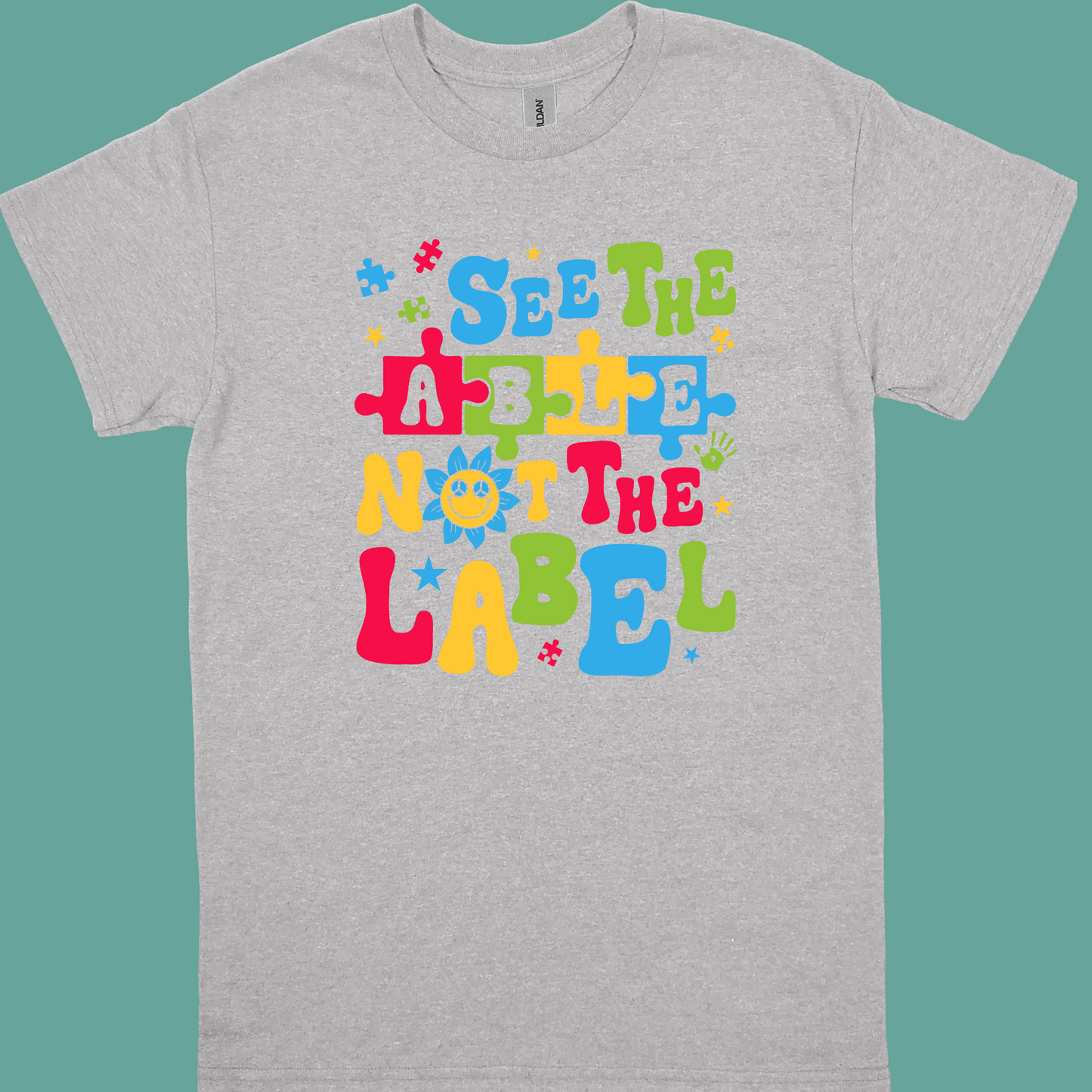 SEE THE ABLE NOT THE LABEL ADULT/YOUTH TSHIRT