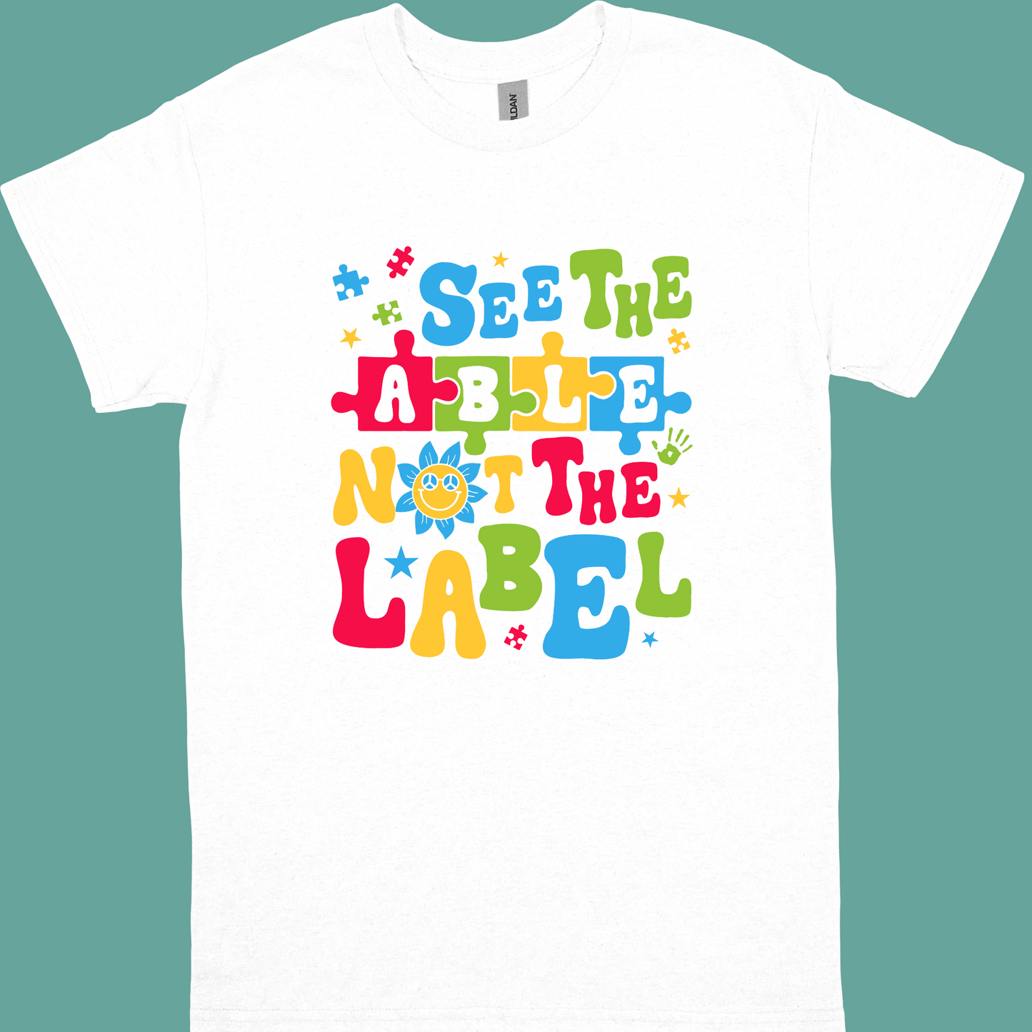 SEE THE ABLE NOT THE LABEL ADULT/YOUTH TSHIRT