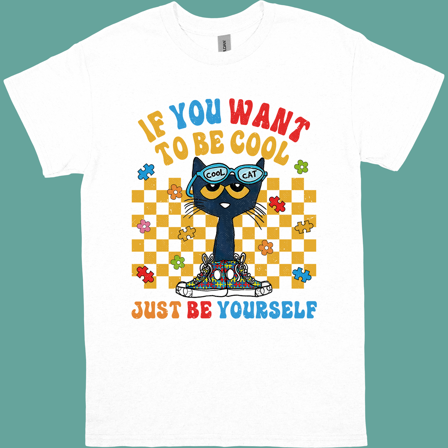 IF YOU WANT TO BE COOL JUST BE YOURSELF ADULT/YOUTH TSHIRT