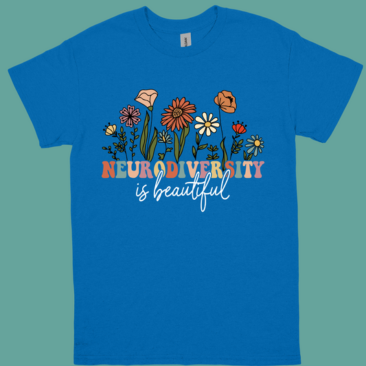 NEURODIVERSITY IS BEAUTIFUL ADULT/YOUTH TSHIRT