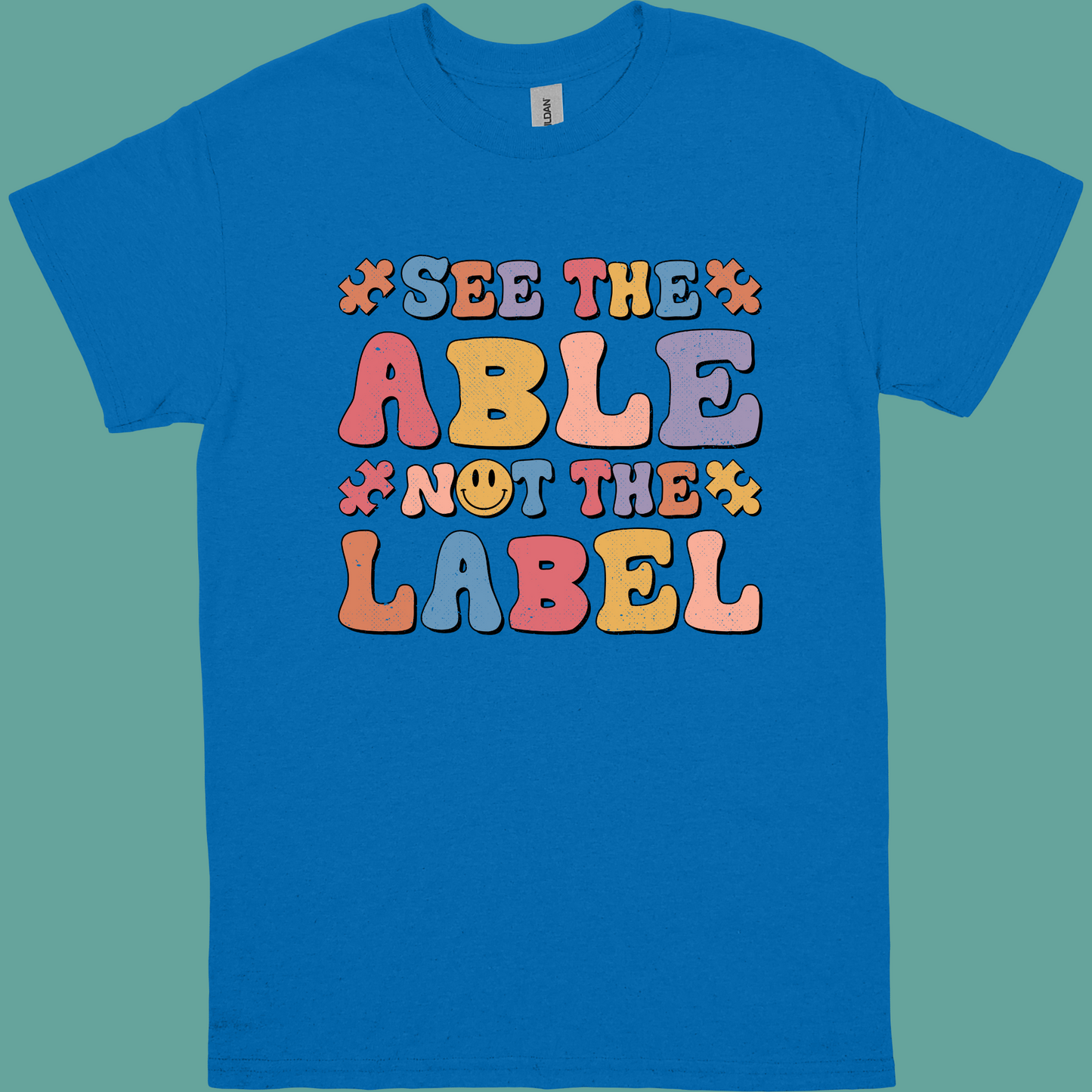 SEE THE ABLE NOT THE LABEL ADULT/YOUTH TSHIRT