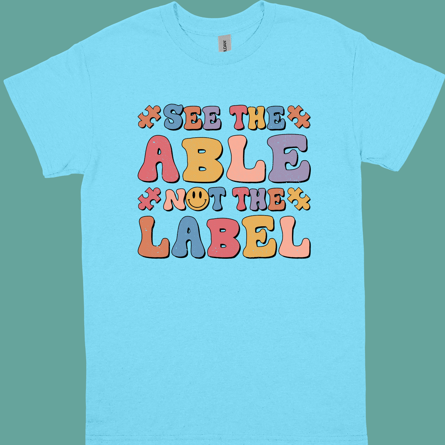 SEE THE ABLE NOT THE LABEL ADULT/YOUTH TSHIRT