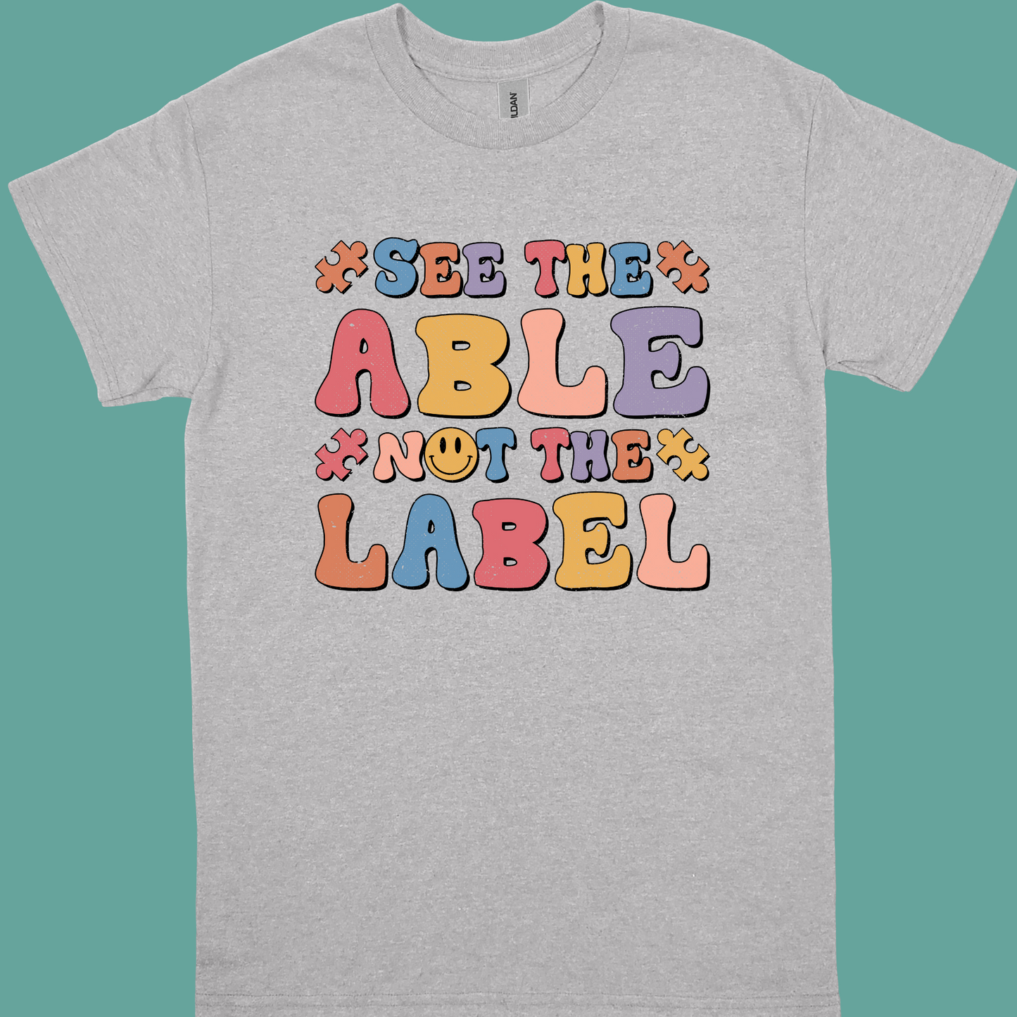 SEE THE ABLE NOT THE LABEL ADULT/YOUTH TSHIRT