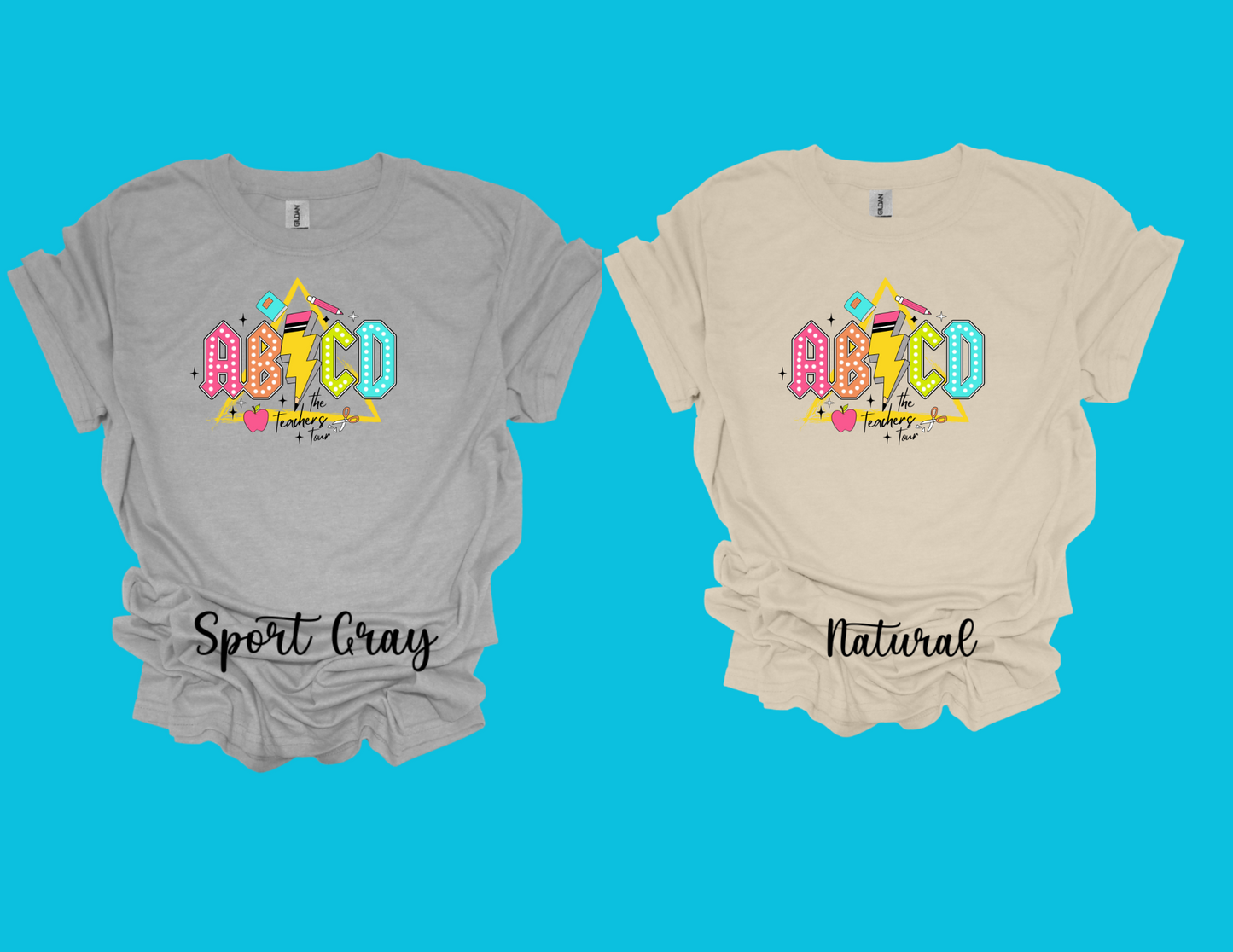 ABCD TEACHER TOUR T-shirt