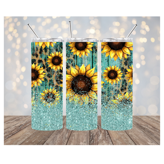 SUNFLOWER/LEOPARD TUMBLER