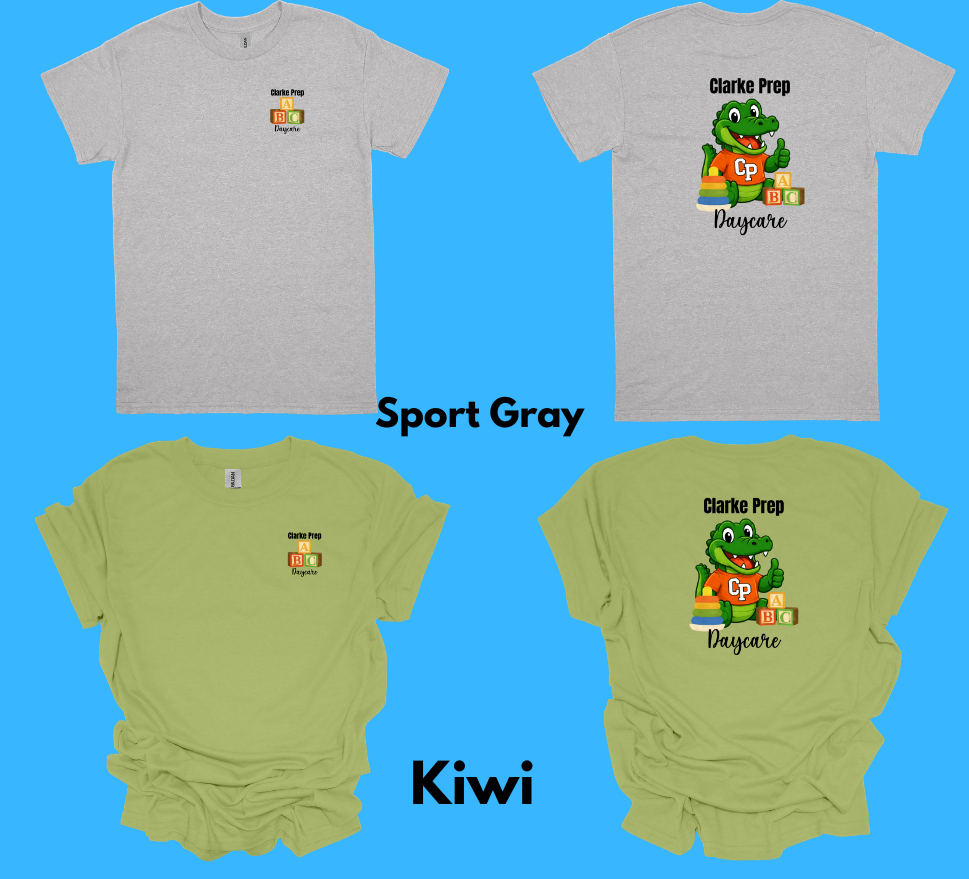 Clarke Prep Daycare Adult t-shirt